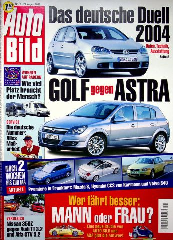 Deckblatt Auto Bild (35/2003)